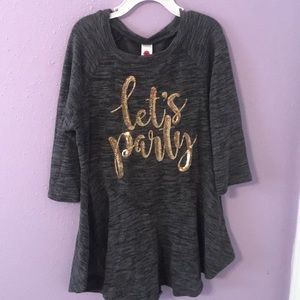 “Let’s party” girls shirt (size 10/12)